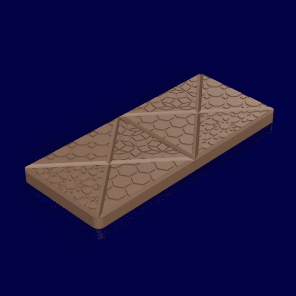Pattern chocolate bar mold