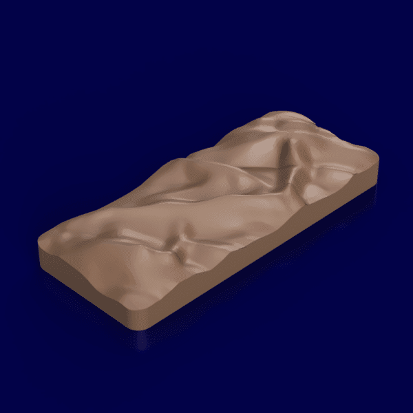 Mountain chocolate bar mold