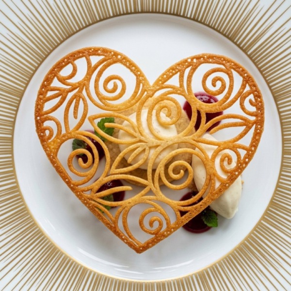 LaceHeart Tuille Mold