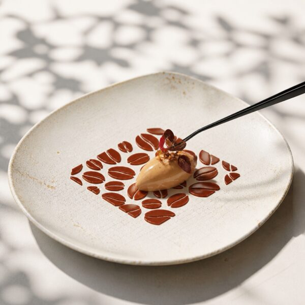 Coffee plate stencil