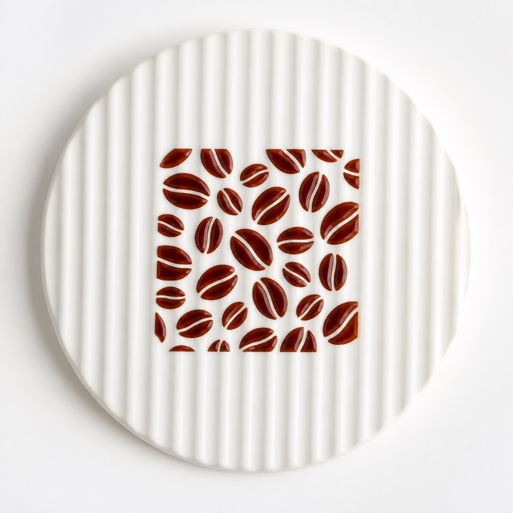 Coffee plate stencil - Image 3