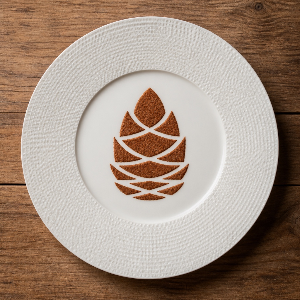 Stencil plate base Pine cone - Image 3