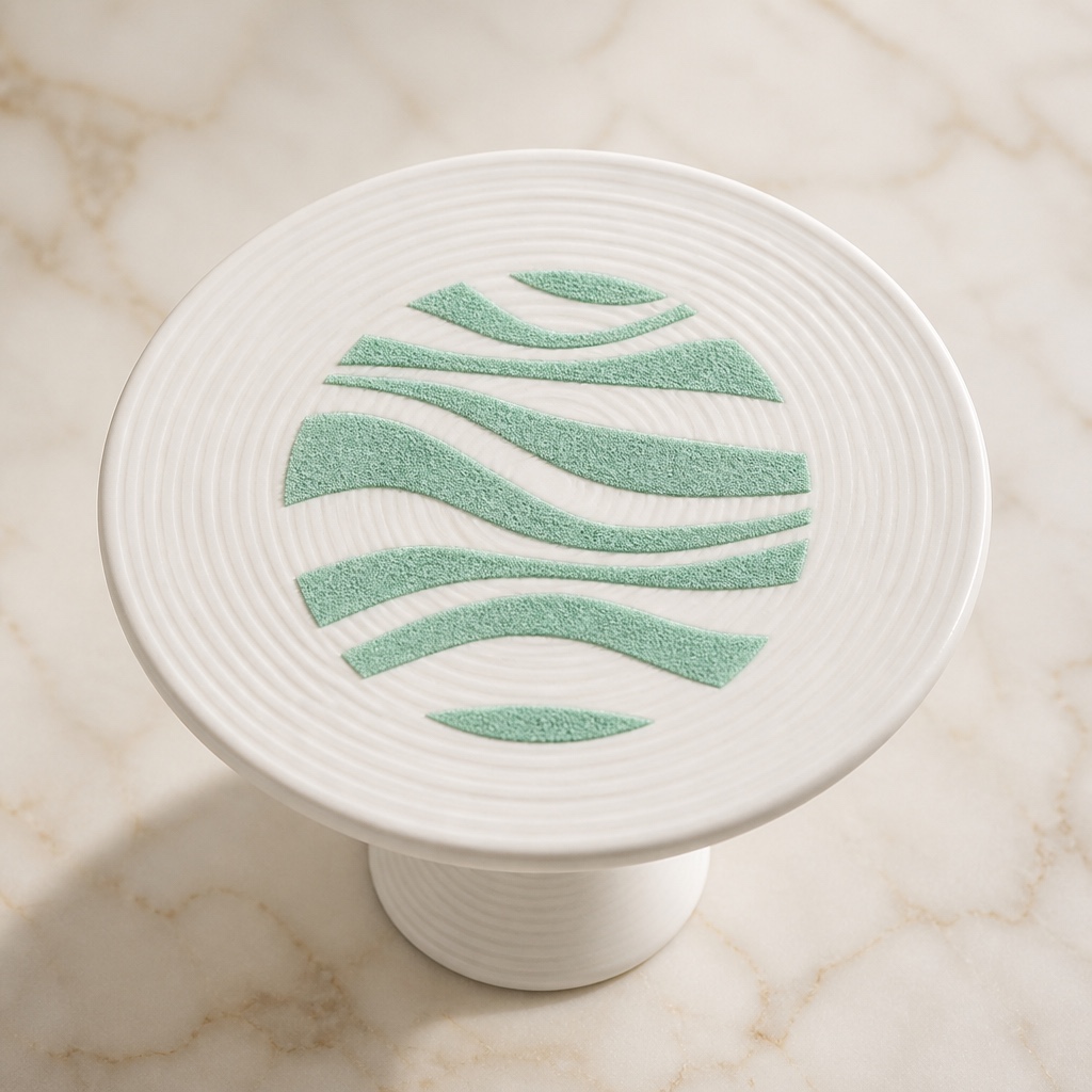 Stencil plate background Wave - Image 3