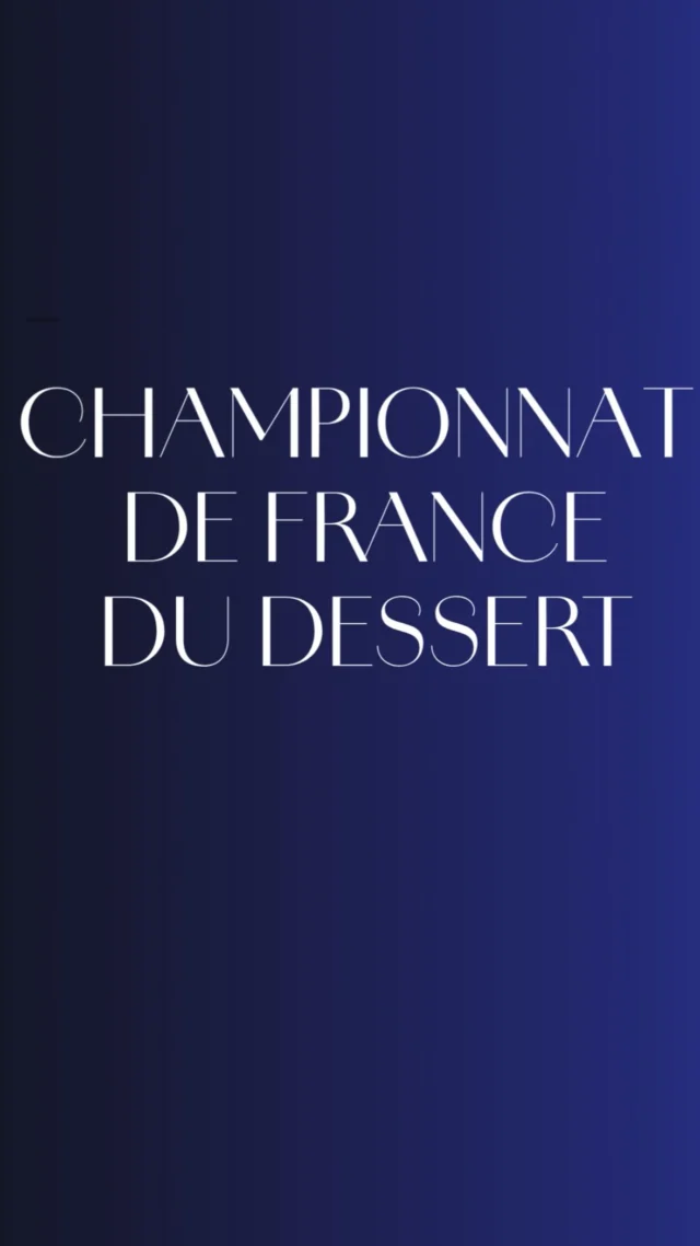 Il a remporté le Championnat de France du Dessert en 2017. Aujourd’hui, c’est so…