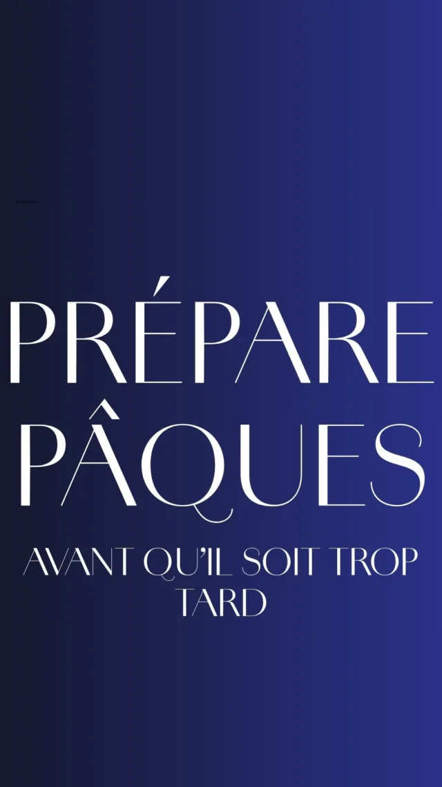 Tu penses avoir le temps pour préparer Pâques Tu as tort ⏳ Conception, prototype…