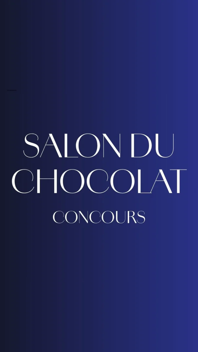 30 places à gagner pour le Salon du Chocolat 🍫🎟️ Chez 3DBakers, on crée des moul…